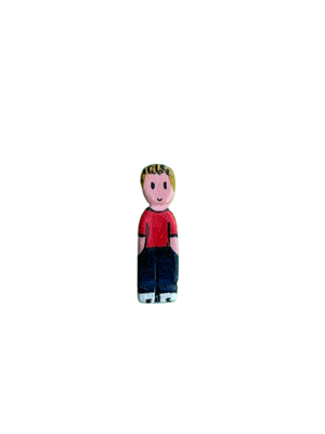 Bambino stilizzato rosso (2)