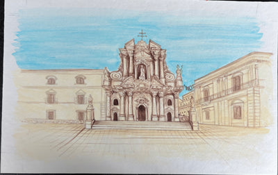 Sfondo Piazza Barocca Italiana